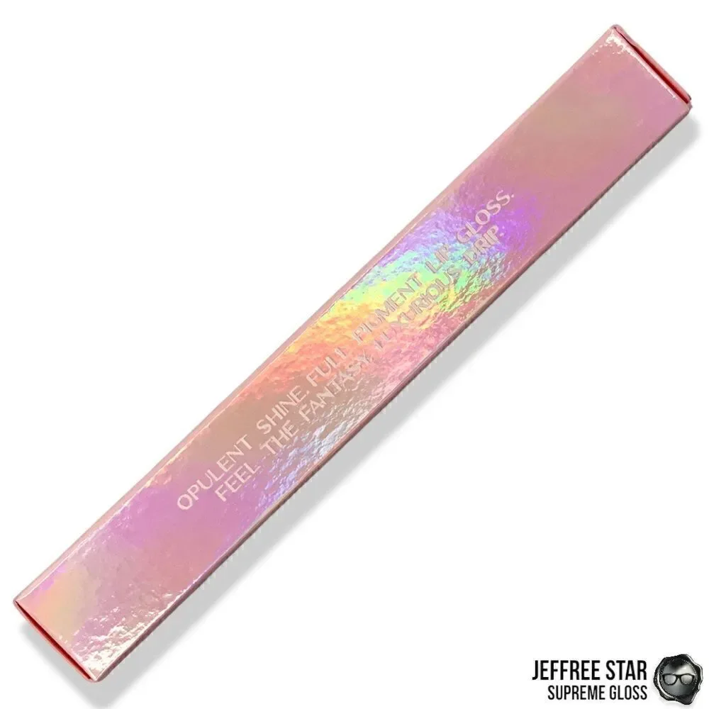 JEFFREE STAR IMPROPER SUPREME GLOSS FULL PIGMENT LIP COLOR DARK MAUVE NEW IN BOX